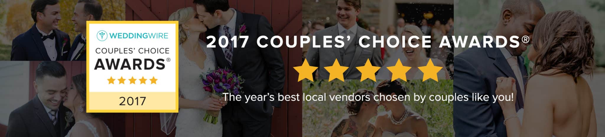 2017 WeddingWire Couples’ Choice Award®